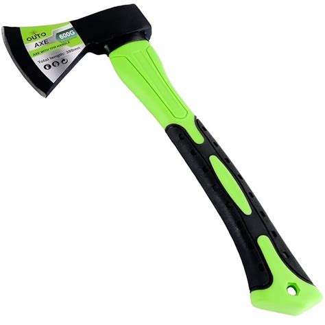 OUTO Heavy Duty Hand Axe with Fibreglass Body & Rubberized Handle for ...