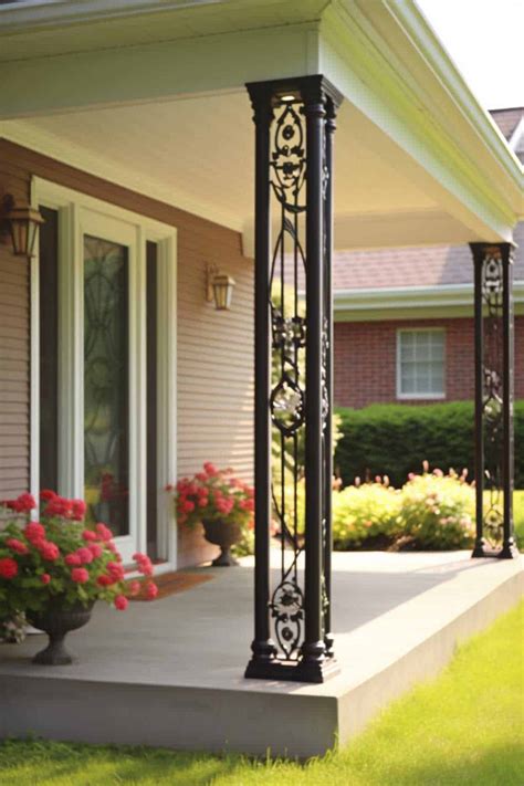 40 Farmhouse Porch Columns To Achieve a Rustic Entryway! - Sky Forbes