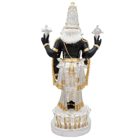 ORIGINAL GOLD AND SILVER COATED TIRUPATI BALAJI STATUE