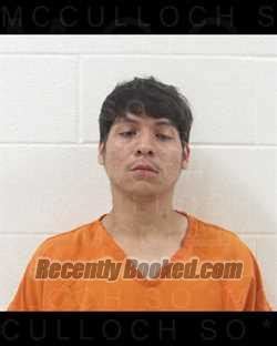 Recent Booking / Mugshot for EDWARD GONZALEZ in McCulloch County, Texas
