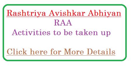 RAA-Rashtriya Avishkar Abhiyan Activities - AP TS TET DSC TRT ...