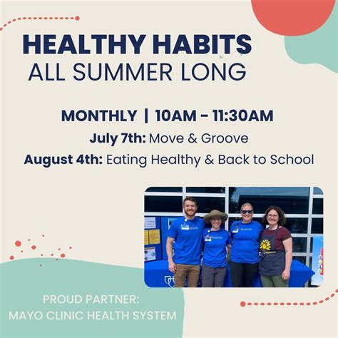 Healthy Habits All Summer Long, Children's Museum of Southern Minnesota ...