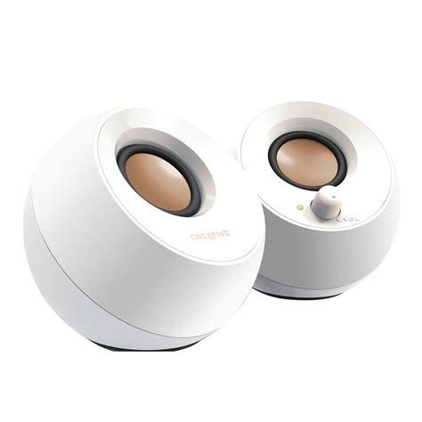 Creative Pebble 2.0 USB-Powered Desktop Speakers with Far-Field Drivers ...