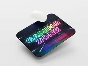 Gaming Zone Neon RGB Mousepad | Vibrant LED-Style Glow Design | Smooth ...