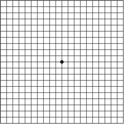 Macular Degeneration Grid Printable
