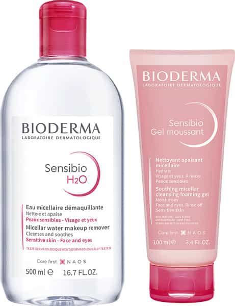 Buy BIODERMA SENSIBIO DOUBLE CLEANSING COMBO FOR SENSITIVE SKIN 600ML ...