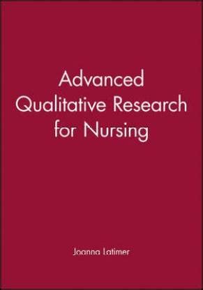 Advanced Qualitative Research for Nursing: Buy Advanced Qualitative ...