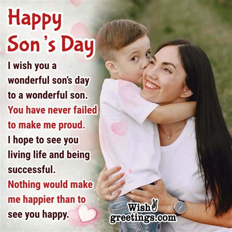 Son’s Day Wishes Messages - Wish Greetings