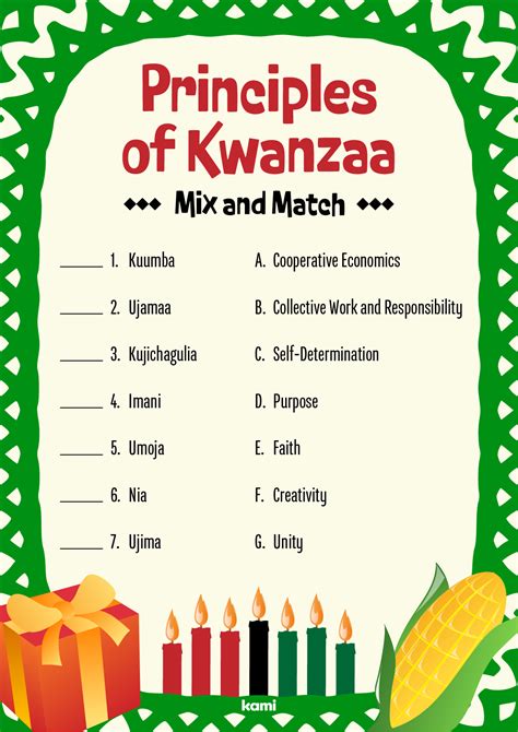 Celebrating Kwanzaa With Your Class - Kami