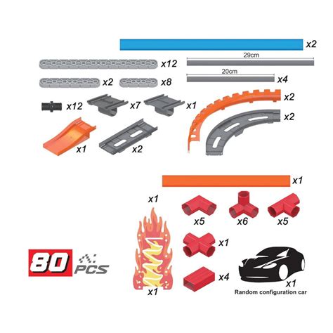 Playzu High Speed Pull Back Track Set - Rally — Toycra