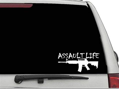 Buy Assault Life AR-15 Decal Sticker for Car and Truck Windows and ...