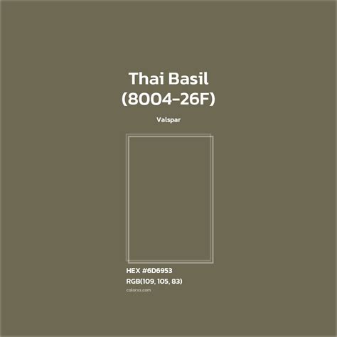 Valspar Thai Basil (8004-26F) Paint color codes, similar paints and ...