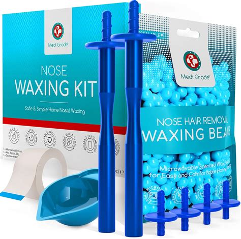 Medi Grade Nose Waxing Kit for Men and Women | 26 Applications, 2 ...