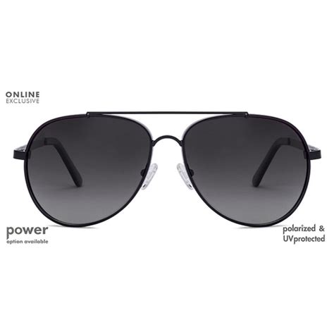 Buy Matte Black Grey Gradient Full Rim Aviator Vincent Chase Online The ...