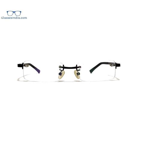 Black Rimless Blue Light Blocker Computer Glasses GG9602 – Glasses ...