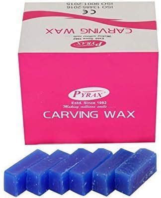 Blue Coulour Carving Wax for Dental Students and Jewelers, One Box of ...