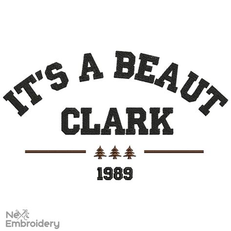 It's a Beaut Clark Embroidery Designs, Griswold Embroidery Designs ...