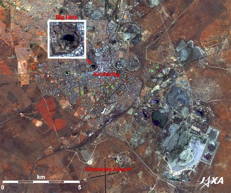 Remains of a Diamond Mine: The Republic of South Africa | 2010 | JAXA Earth Observation Research ...