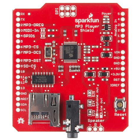 SparkFun MP3 Player Shield – MGSL