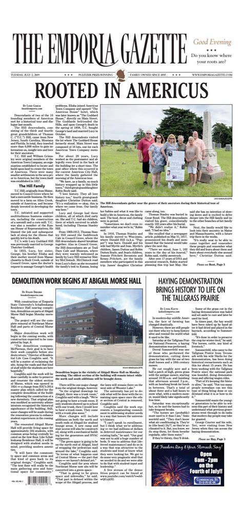 July 2, 2019 Emporia Gazette by The Emporia Gazette - Issuu