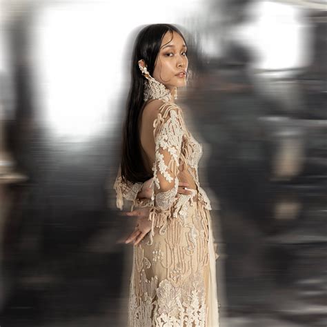 Long Jacket With 3D Reef Embellished teamed up with high-waisted quilt ...