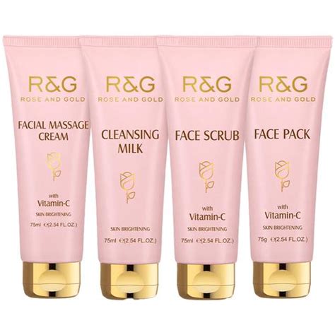 Buy R&G Rose and Gold Skin Brightening Facial Kit - With Vitamin C ...