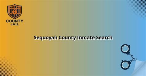 Sequoyah County Inmate Search