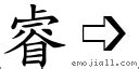 字:睿 (注音:ㄖㄨㄟˋ,部首:目) | 《國語辭典》📘