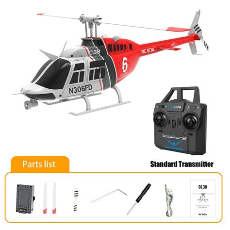 RC ERA C138 Bell 206 Gyro Stabilized Scale RC Helicopter - RTF | India