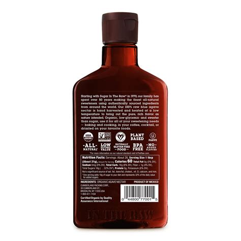 Snapklik.com : Organic Agave Nectar Sweetener, Blue Agave Syrup