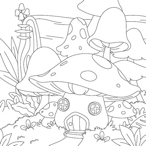 Illustrazione di funghi disegnata a mano | Vettore Gratis