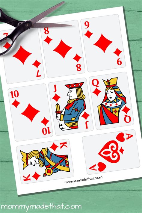 Playing Card Printable Template