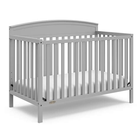 Buy Graco Benton 5-in-1 Convertible Crib (Pebble Gray) – GREENGUARD ...