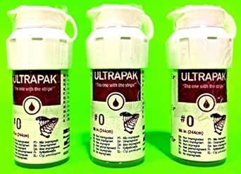 Ultrapak 3x Ultrapak Dental Gingival Retraction Knitted Cord Size 0 ...