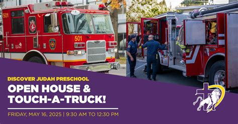 Discover Judah Preschool: Open House & Touch-A-Truck, Judah Christian ...