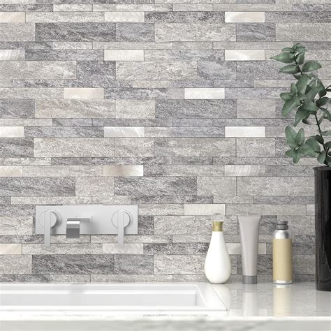 Buy VAOVI Peel and Stick Tile Kitchen Backsplash Tiles Peel and Stick ...