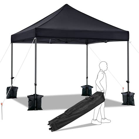 Buy Yaheetech Pop Up Gazebo, 3x3M Heavy Duty Commercial Waterproof ...