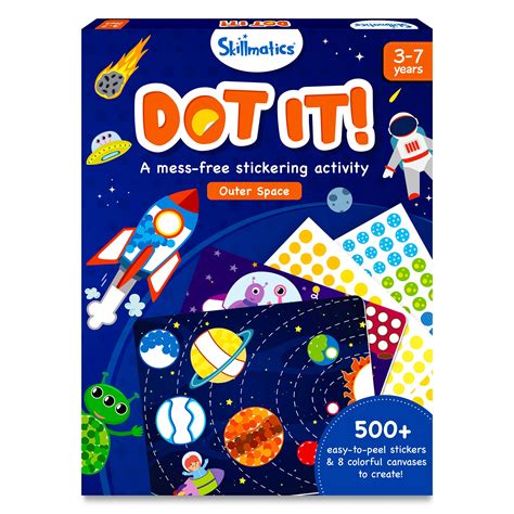 Skillmatics Art Activity - Dot It Outer Space, No Mess Sticker Art for ...