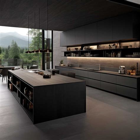 7 stunning ideas for modern dark kitchen designs – Artofit