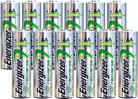 Amazon.com: Energizer AA Rechargeable batteries NiMH 2300 mAh 1.2V NH15 ...