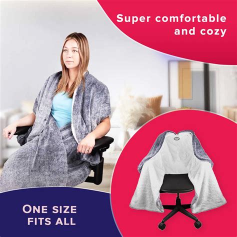 The Original Office Chair Blanket by Snuggleback Comfy Office Desk ...