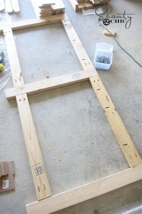 DIY Diagonal Base Farmhouse Console Table | Farmhouse console table ...