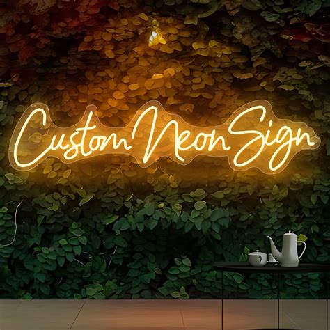Custom Neon Signs,Personalized Neon Signs for wall decor, large Custom ...