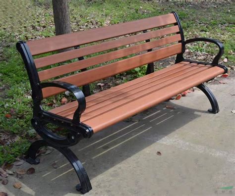 兰州户外休闲椅-公园椅-塑木椅 - - 防腐木料供应 - 园林资材网