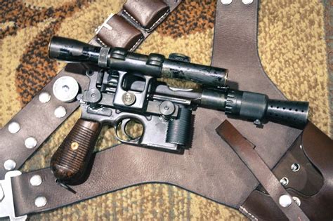 Han Solo DL-44 Blaster (LIVE FIRE!!!) It took me a while but I did it ...