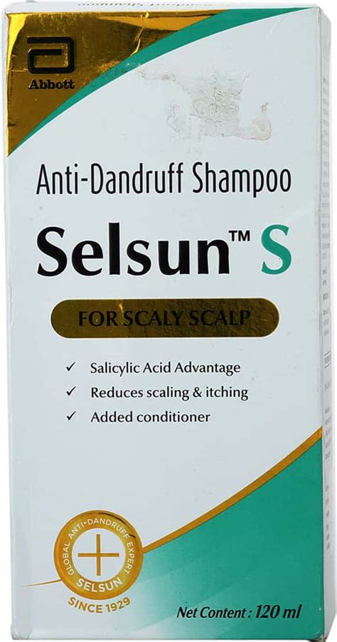 Buy SELSUN DAILY ANTI-DANDRUFF SHAMPOO FOR DRY SCALP BOTTLE OF 120ML ...