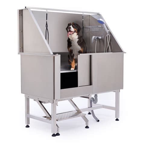 CO-Z 50” Pet Grooming Tub Dog Bathtub Stainless Steel & Reviews ...