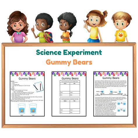 Gummy Bears Science Experiment: Osmosis for Kids (digital Download) - Etsy