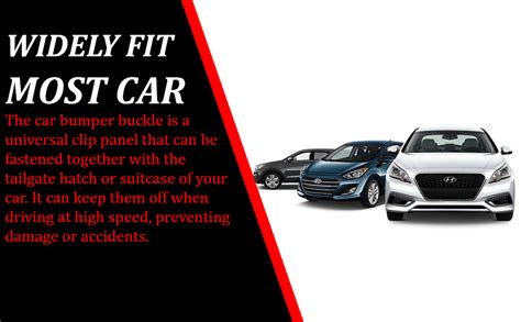 OTOROYS Car Bumper Security Hook Lock Clips Kit Quick Release Fasteners ...