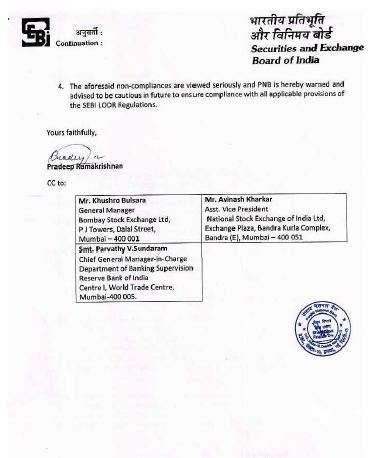 SEBI ने पंजाब नैशनल बैंक को जारी किया चेतावनी पत्र, घोटाले की जानकारी ...